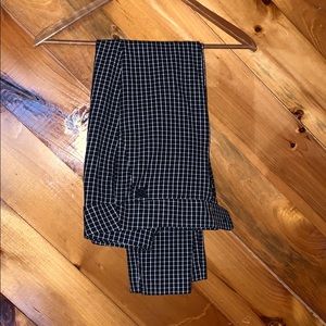 Black and White Checkered Pants